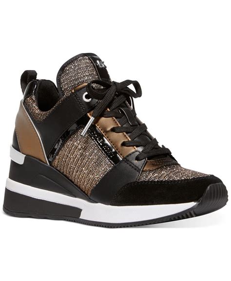 michael kors training shoes|Michael Kors women's wedge sneakers.